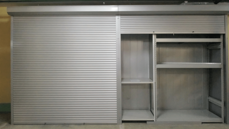 Роллетный шкаф в паркинг