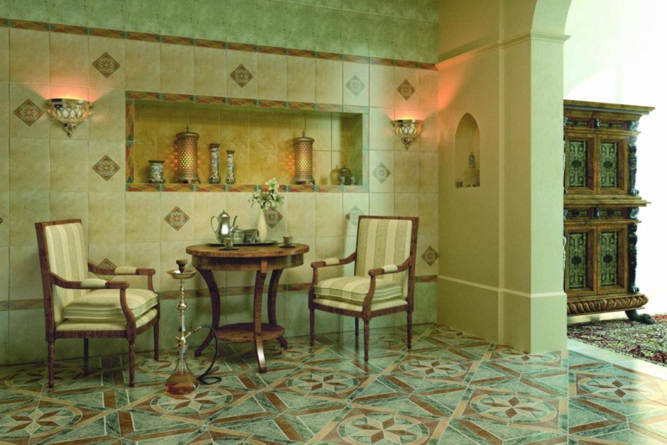 Плитка Византия зеленая