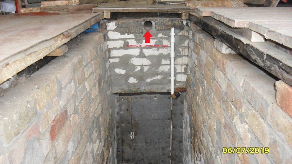 Правильная вентиляция смотровой ямы