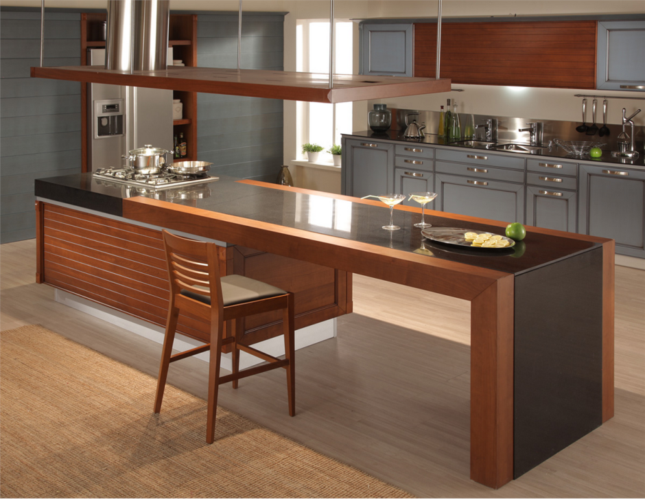 Стол с выдвижной столешницей для кухни