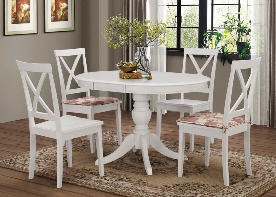 Кухонный стол Эймс-70 White