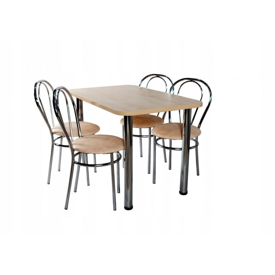 Обеденная группа 160х90 Hugo-XL черный и 4 стула alan (Black...