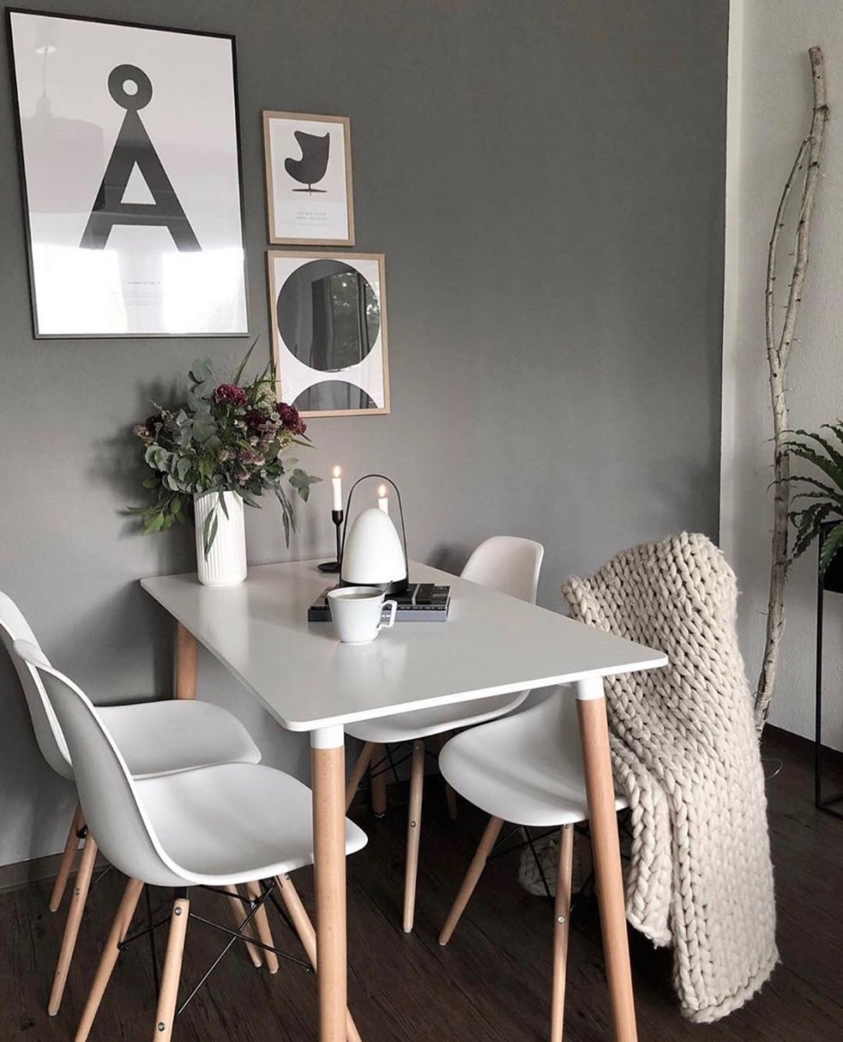 Стол хофф белый кухонный