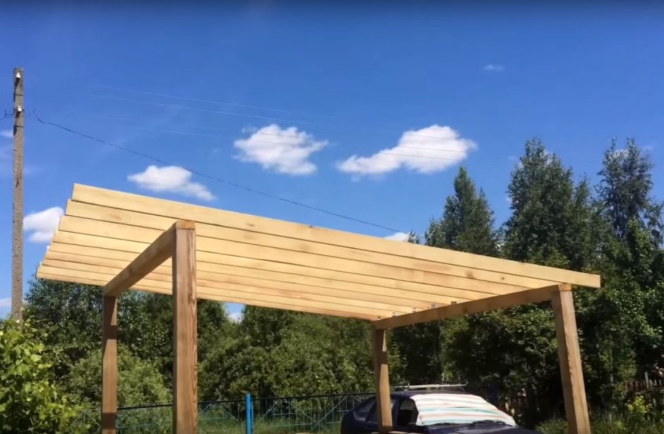 Каркас односкатной беседки 3х3 металл