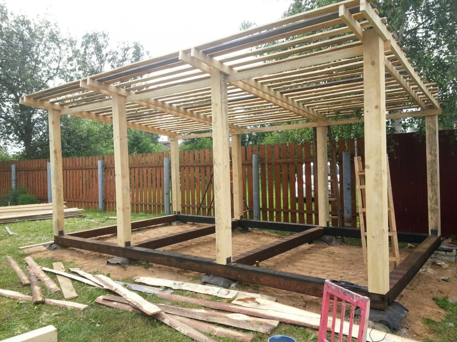 Беседка с полетов