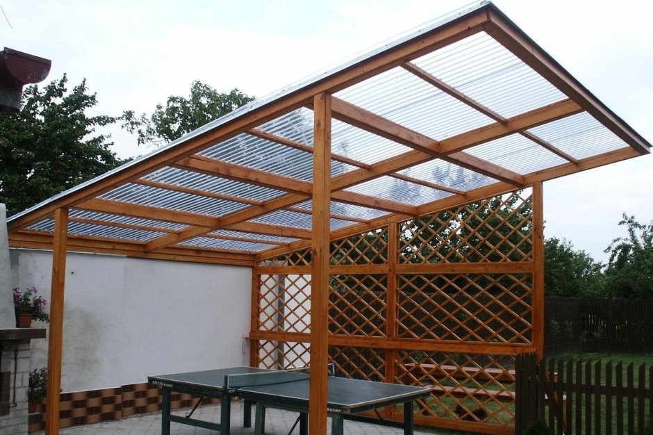 Сарай 2х2 с односкатной крышей