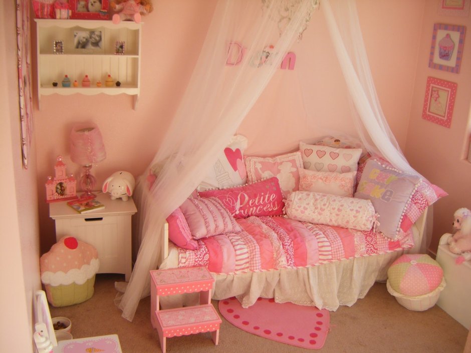 Милые розовые комнаты