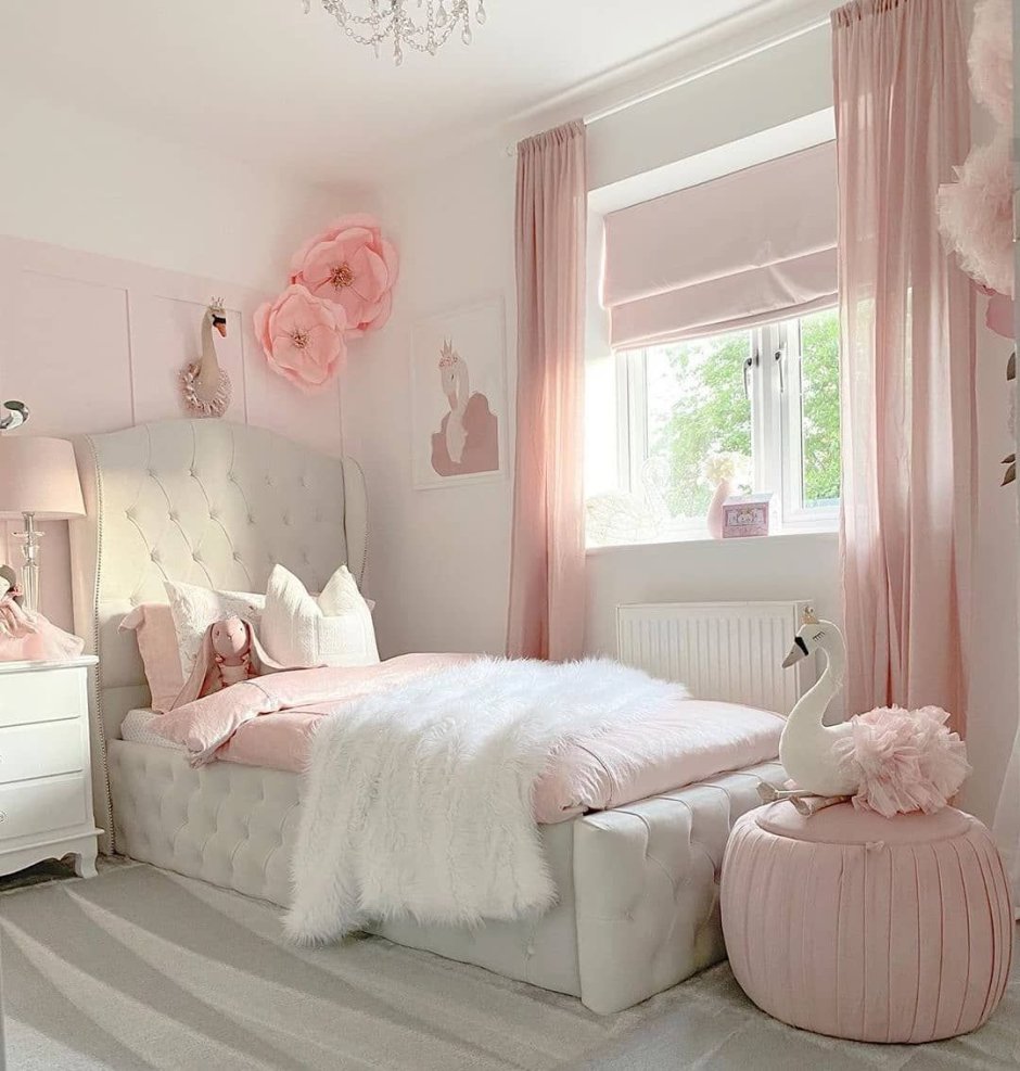 Pink Light Bedroom