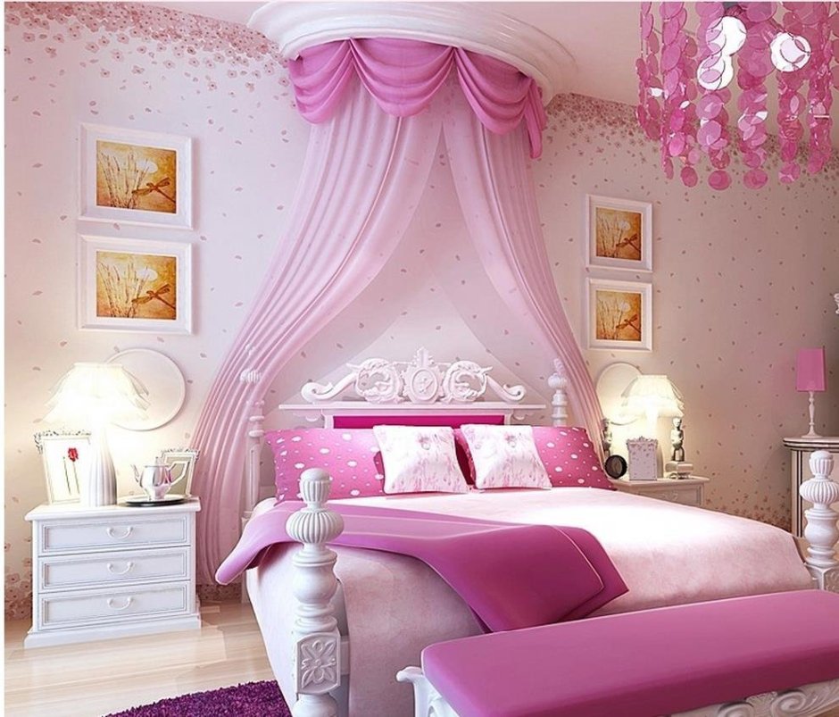 Самые красивые комнаты для девочек