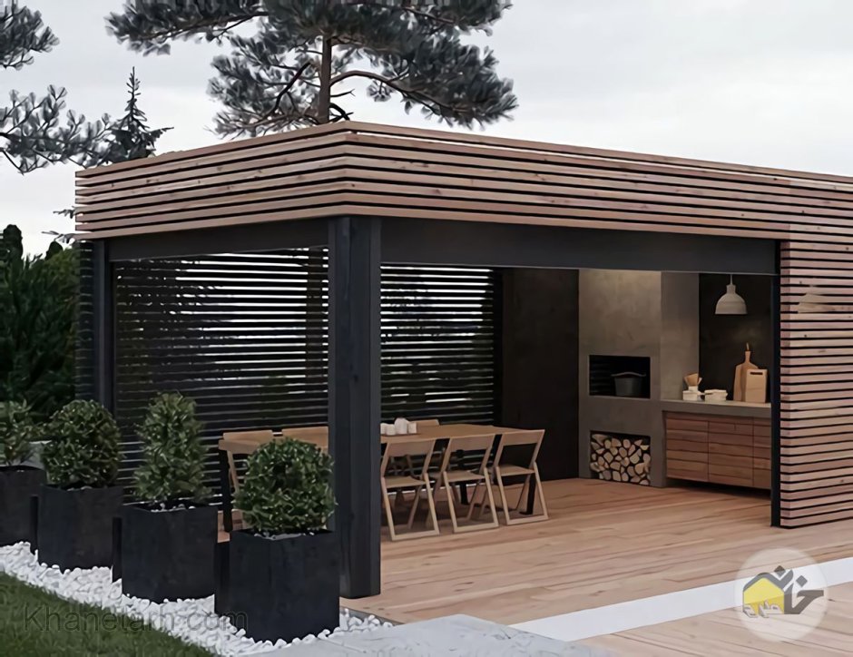 Односкатная крыша лофт