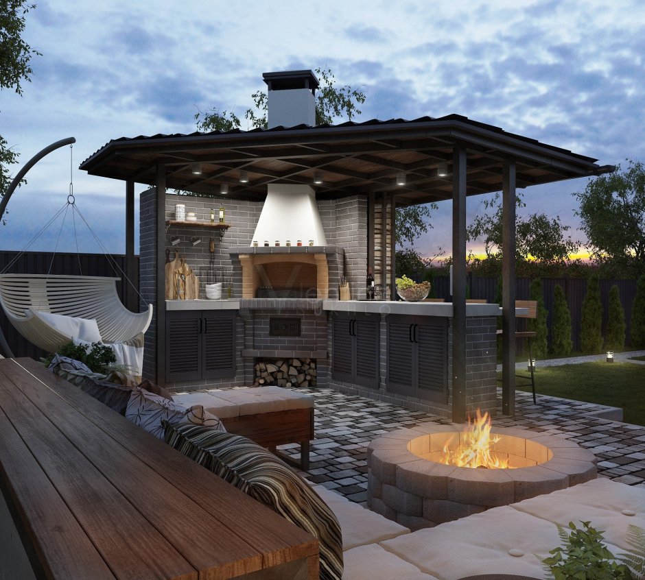 Дом в стиле барнхаус Скандинавия