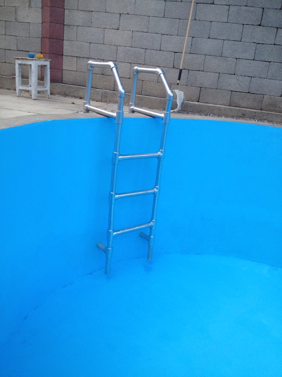 Лесенка для бассейна из полипропиленовых труб