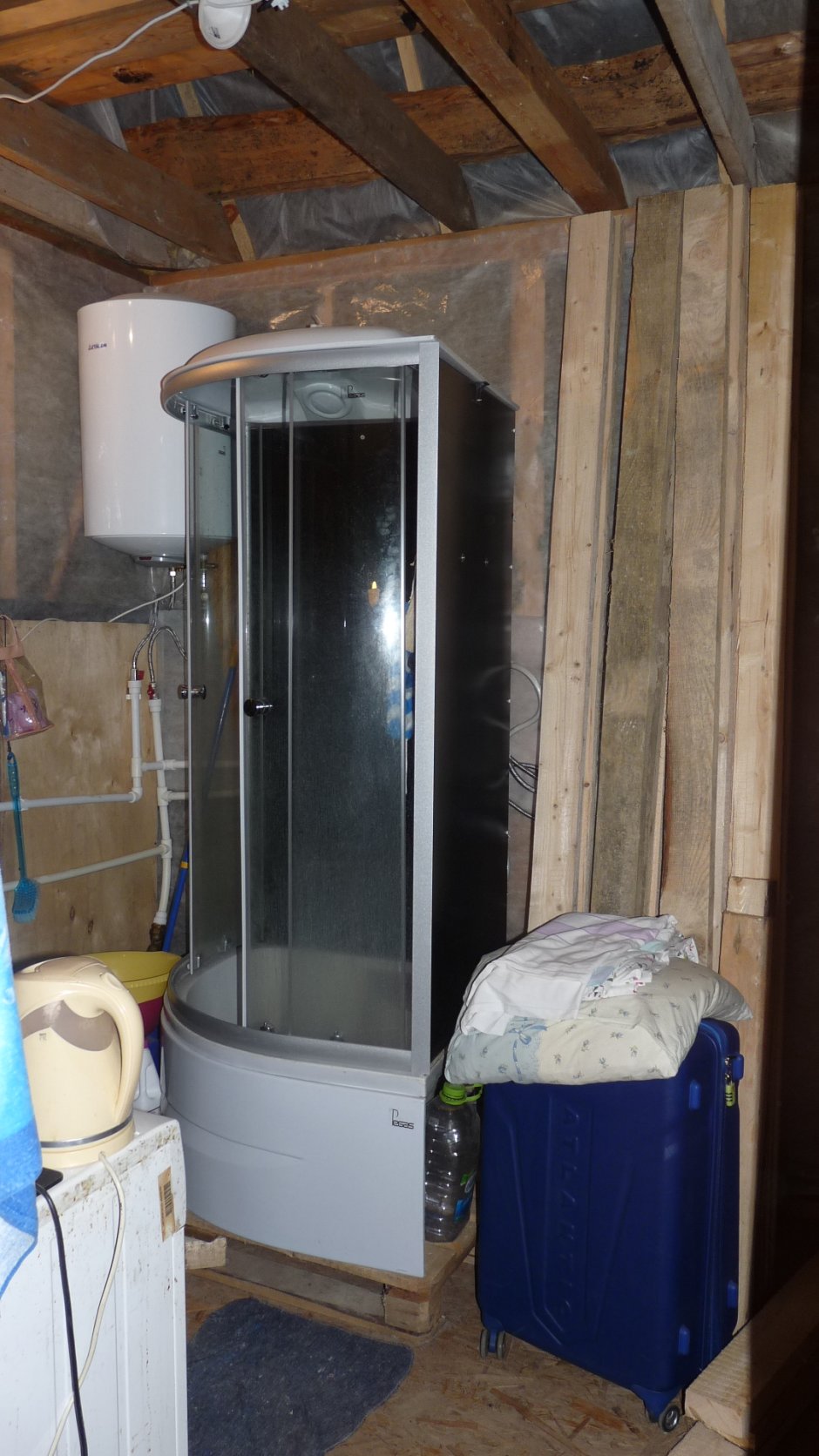 Душевая в каркасном доме