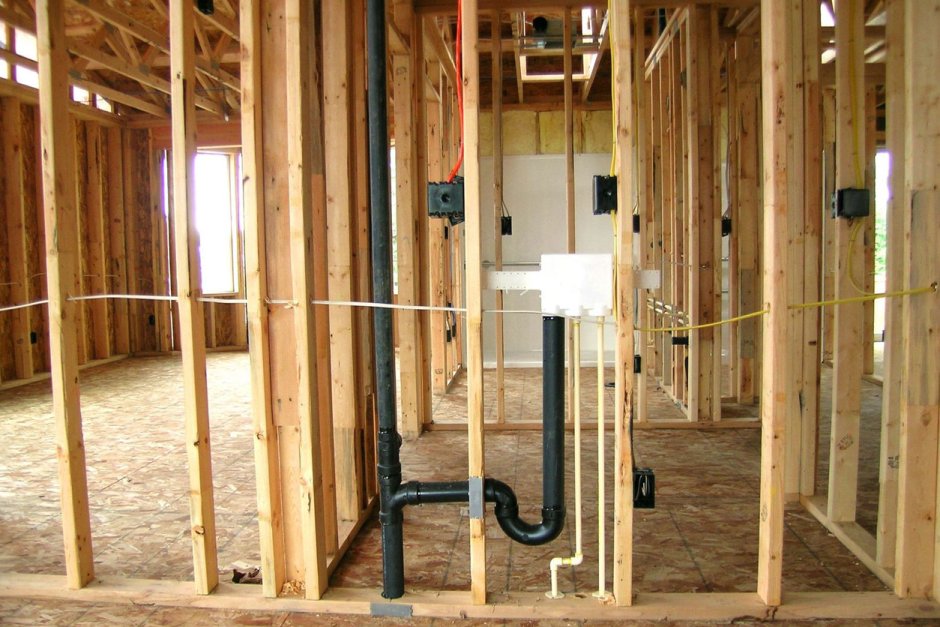 Сантехника в каркасном доме