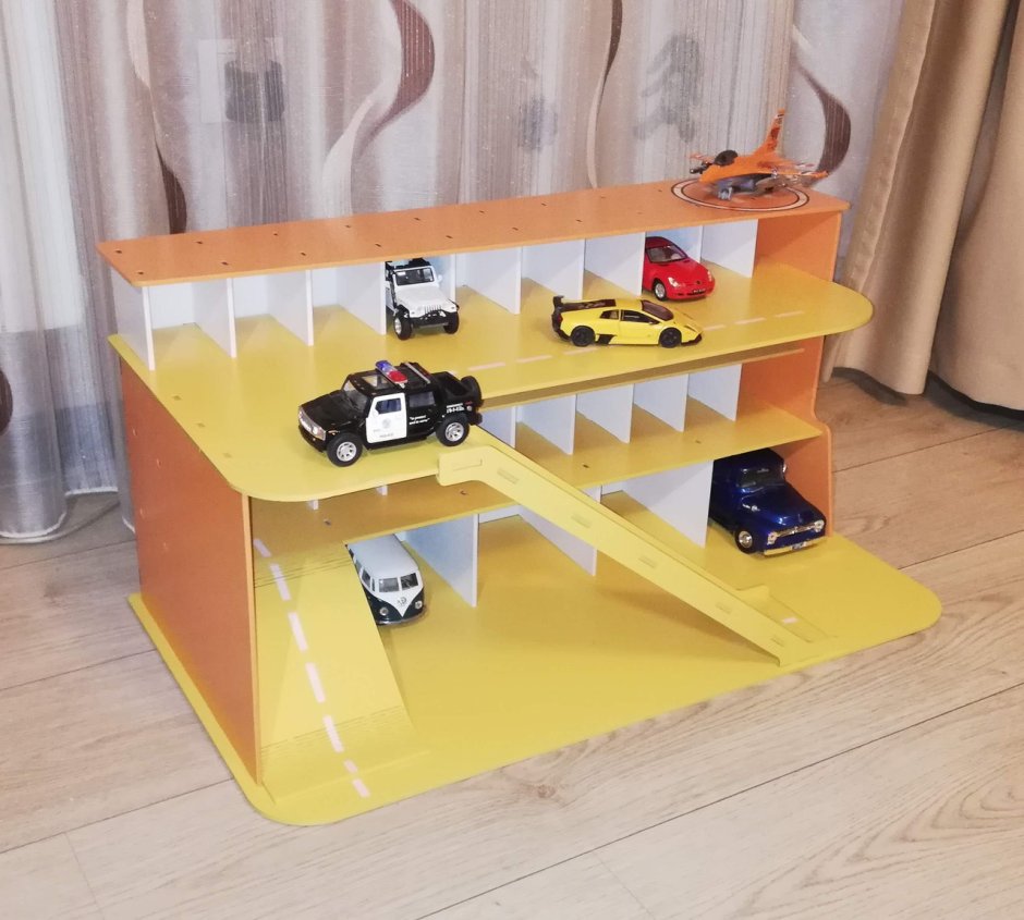 Детский гараж для машинок