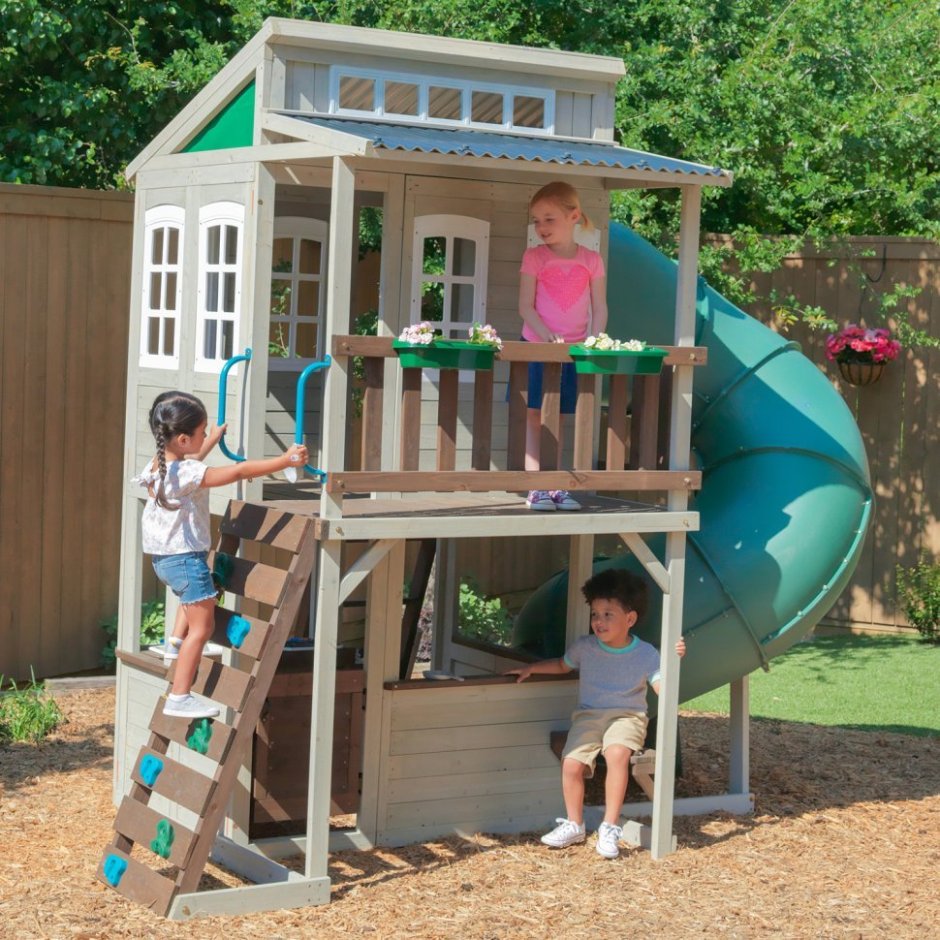 Двухэтажный домик для детей
