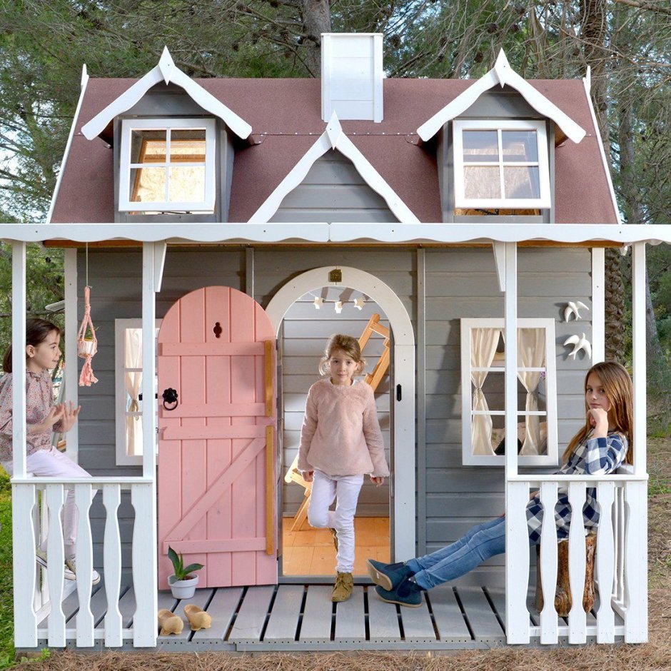 Двухэтажный домик для детей