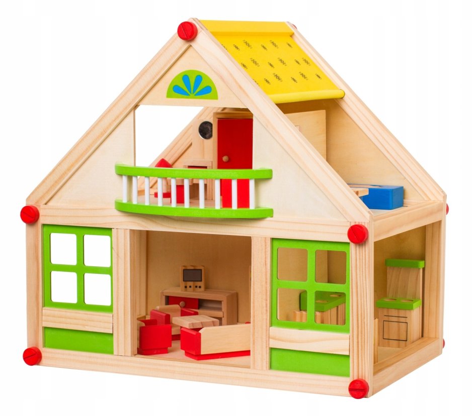 Домики для детей в квартиру из дерева