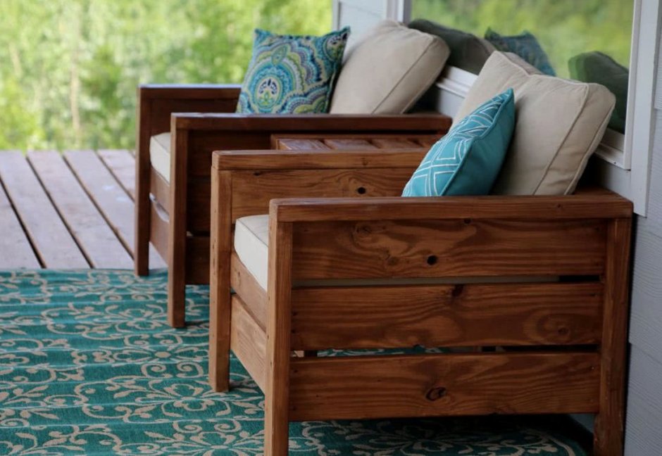 Садовый диван Размеры