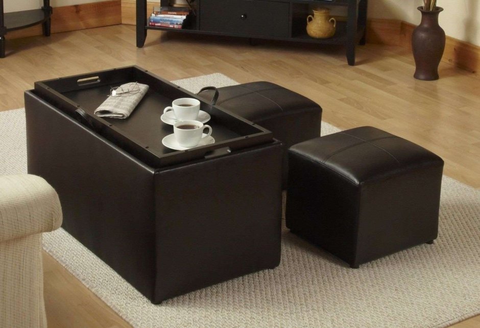 Журнальный стол пуф трансформер