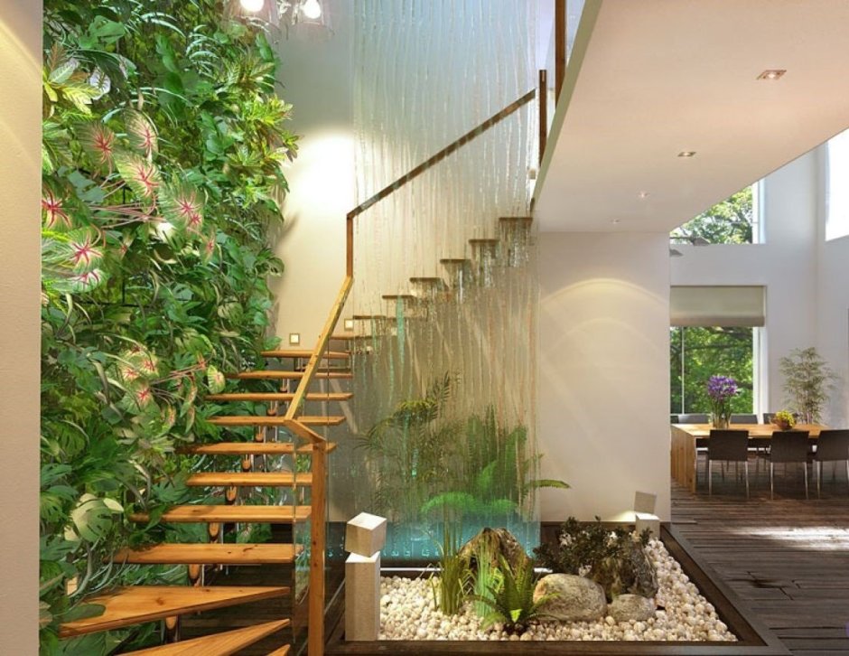 Лестница с подиумом