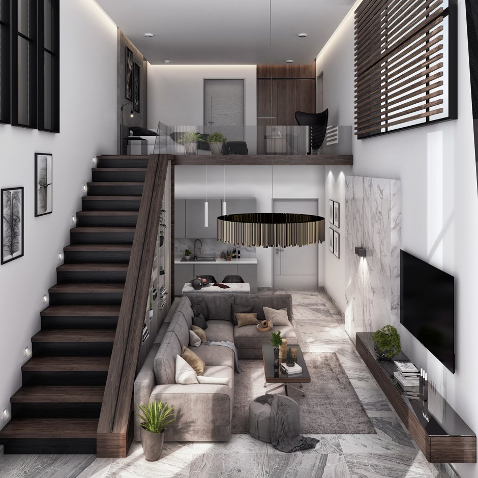 Лестница снаружи здания