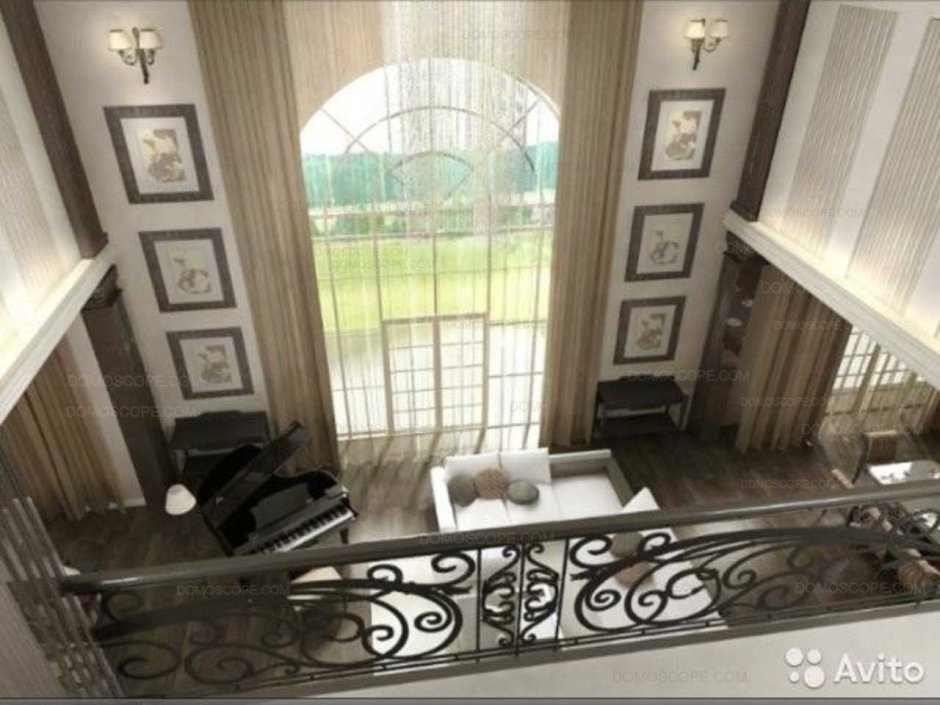 Двухэтажная комната