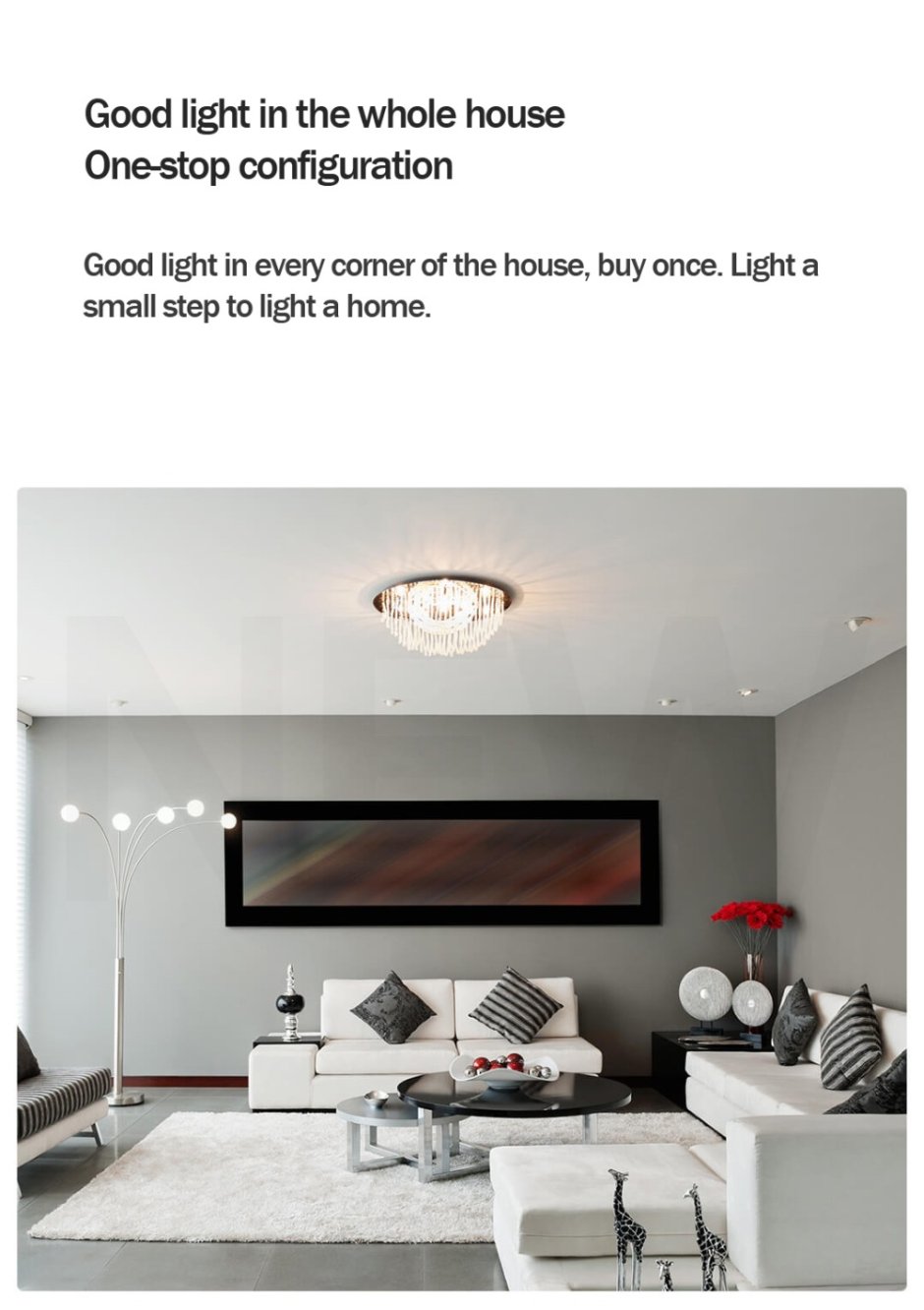 Люстры в зал на натяжной потолок