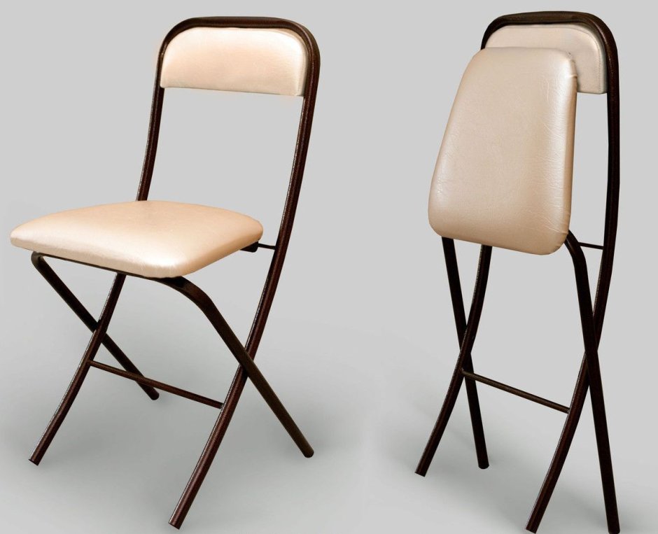 Стул раскладной комфорт, Титан/серый