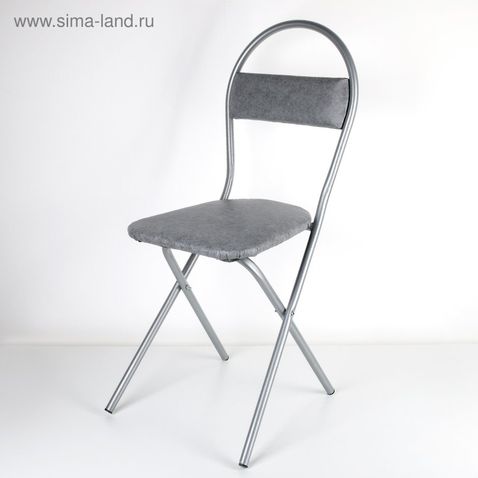 Стул раскладной комфорт, Титан/серый