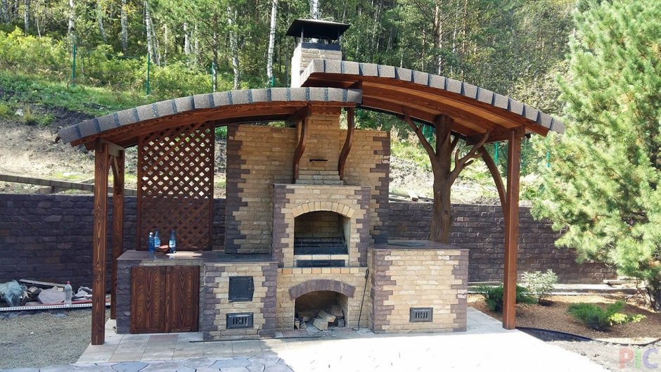 Сборная мангальная зона