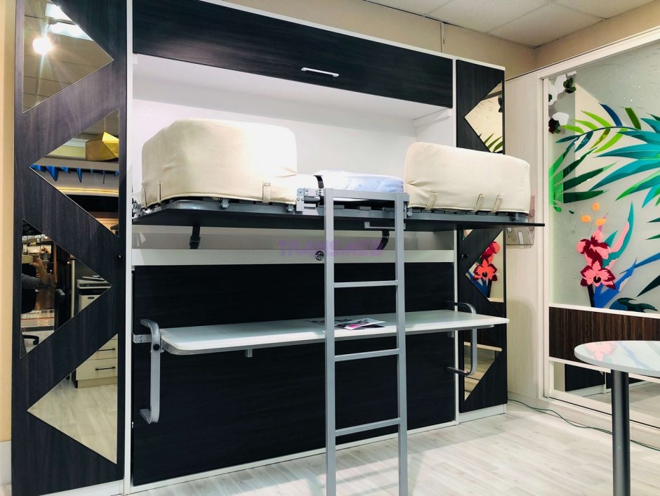 2x ярусная кровать трансформер