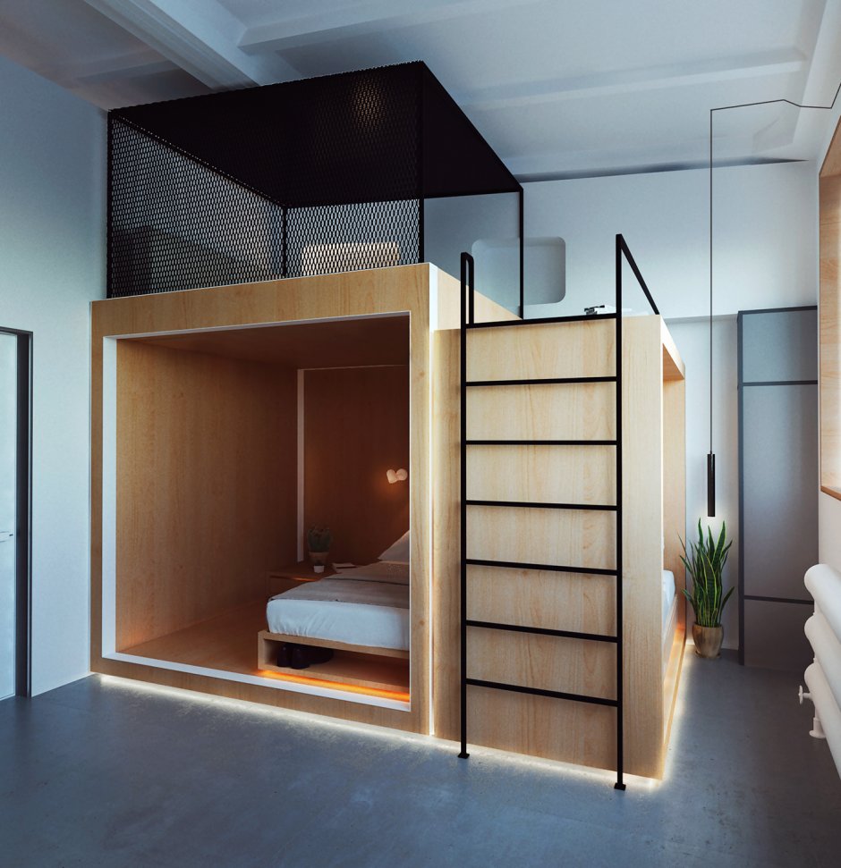 Кровать гардероб