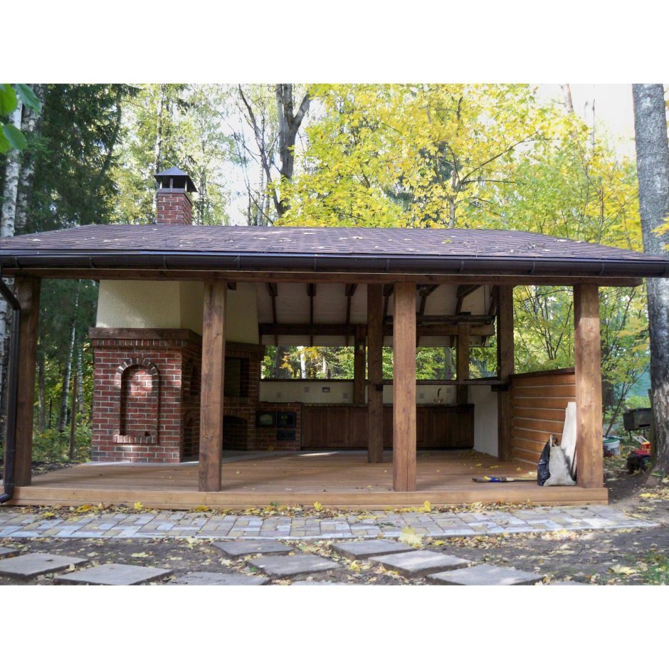 Беседка с подвалом