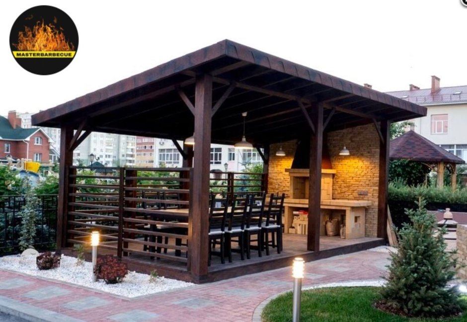 Терем беседка барбекю