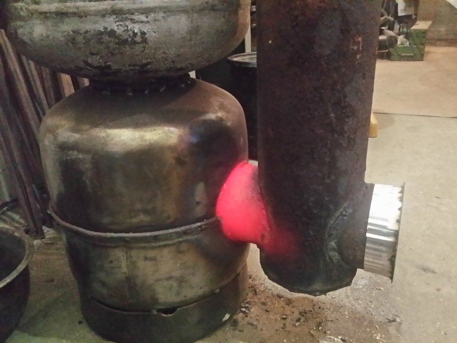 Печь из баллона ДКВ 1