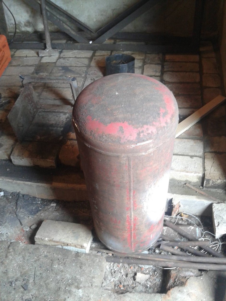 Буржуйка с газового баллона ГАЗ 3302