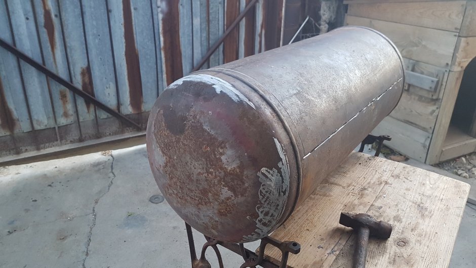 Мангал из баллона 27л