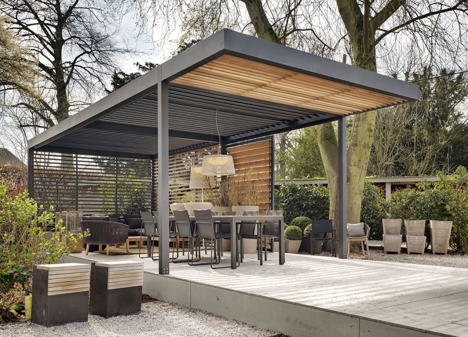 Беседки патио зона с мангалом