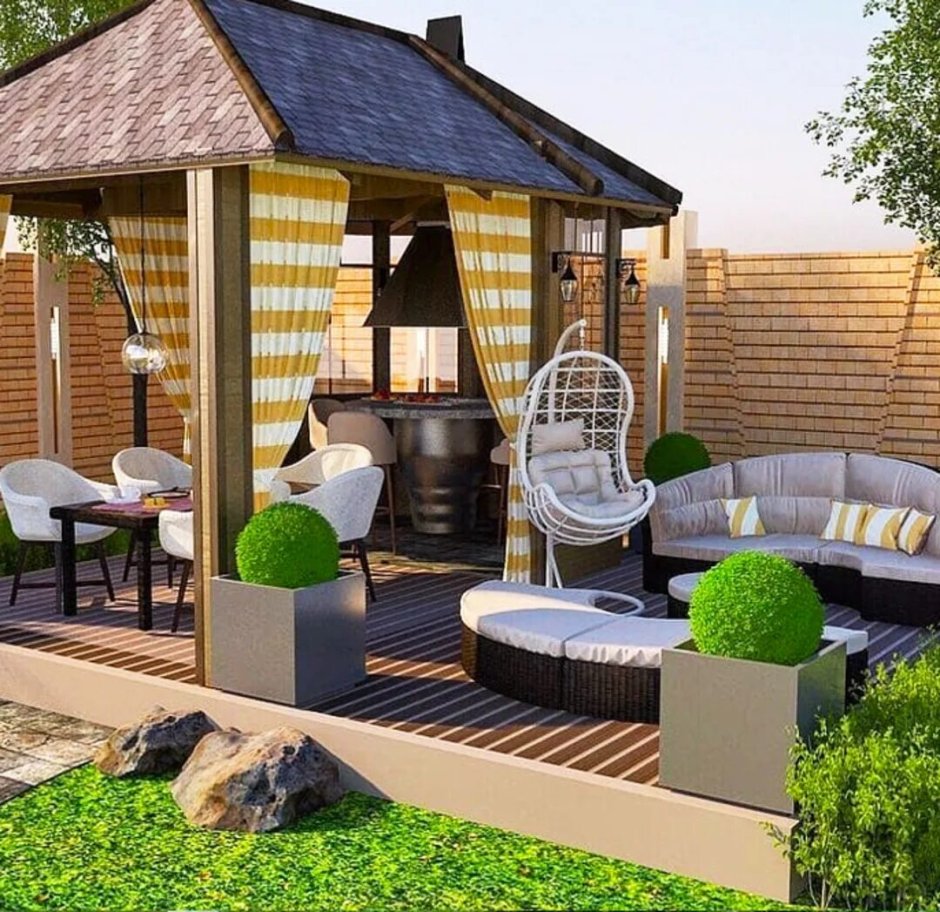 Необычные террасы