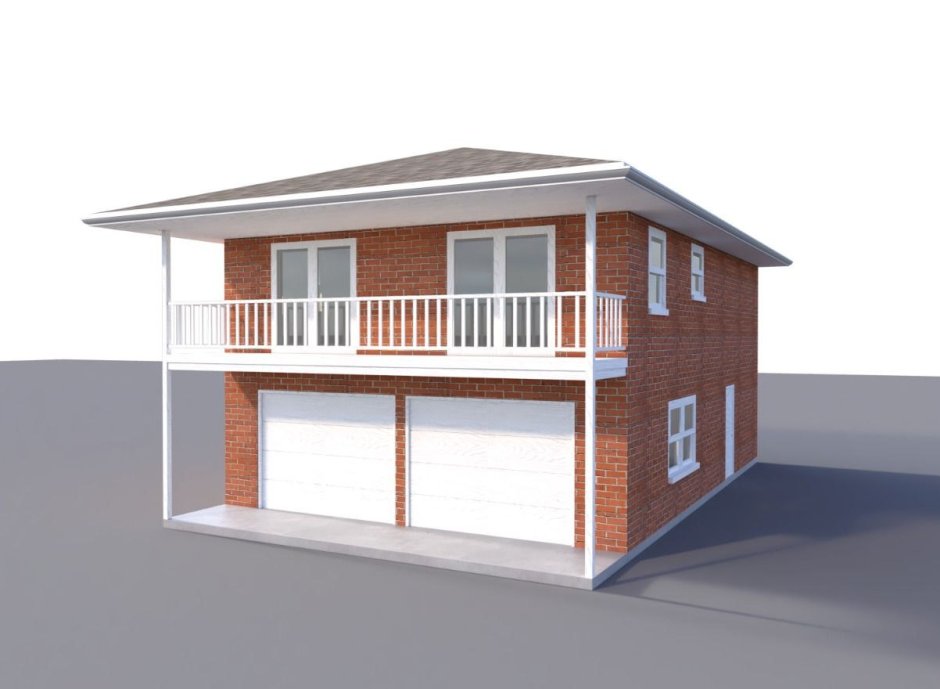 Гараж 2 этажа