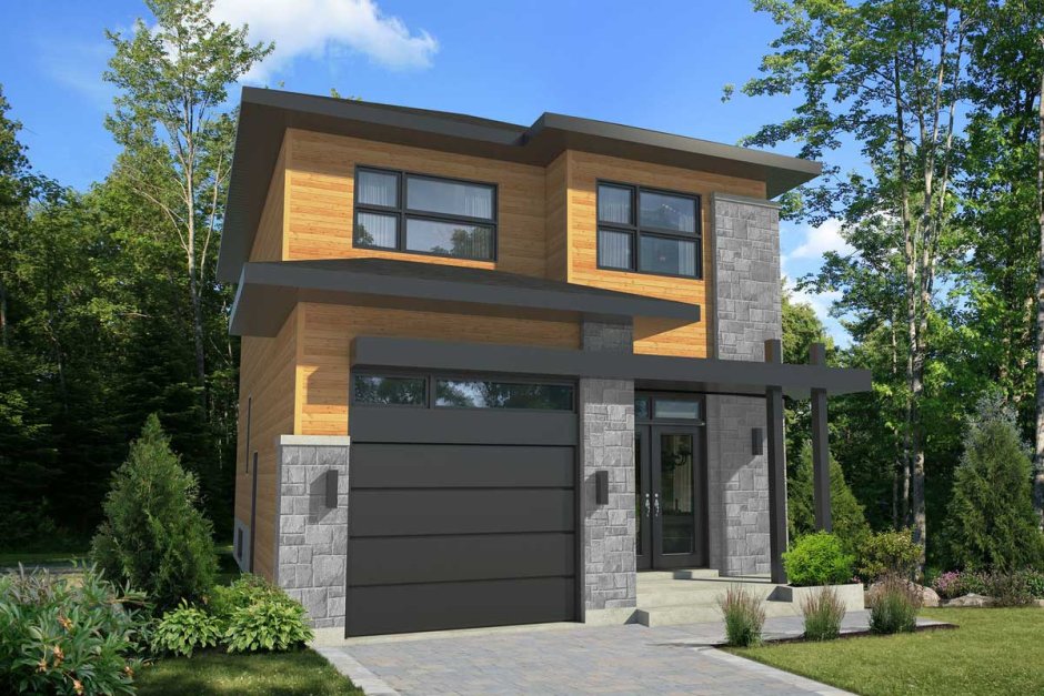 Гараж с мансардой из пеноблоков проекты планировка