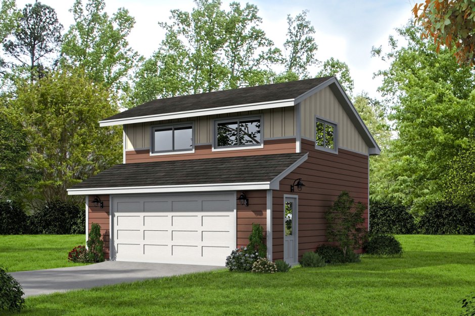 Дом над гаражом