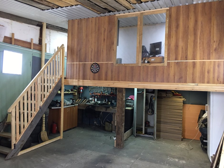Гараж с мансардой