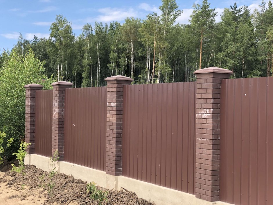 Столб заборный