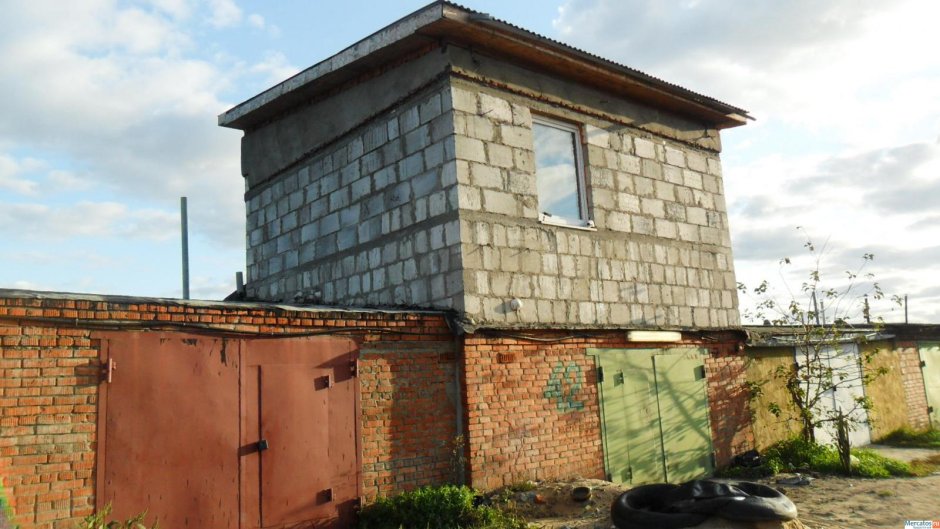 Проект гаража с жилым вторым этажом