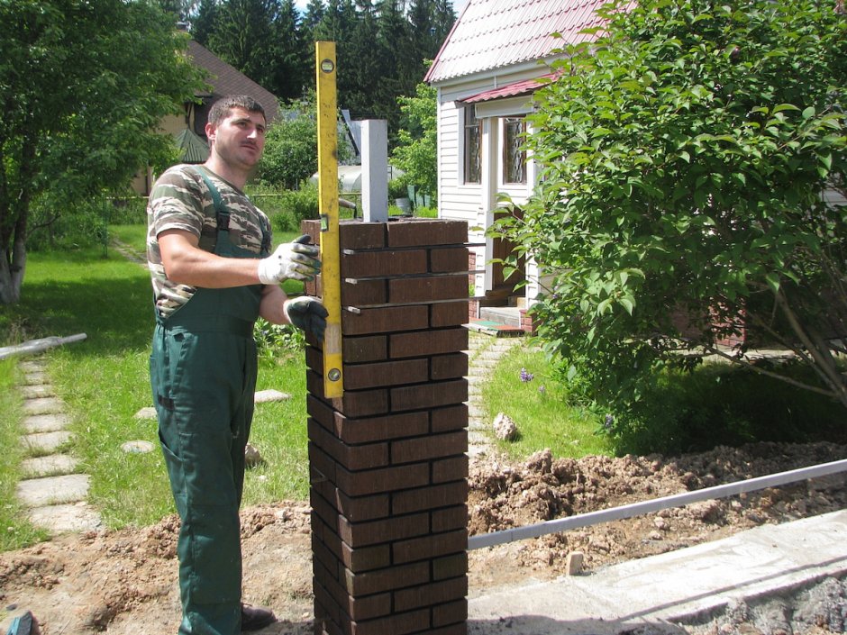 Панели для столбов забора