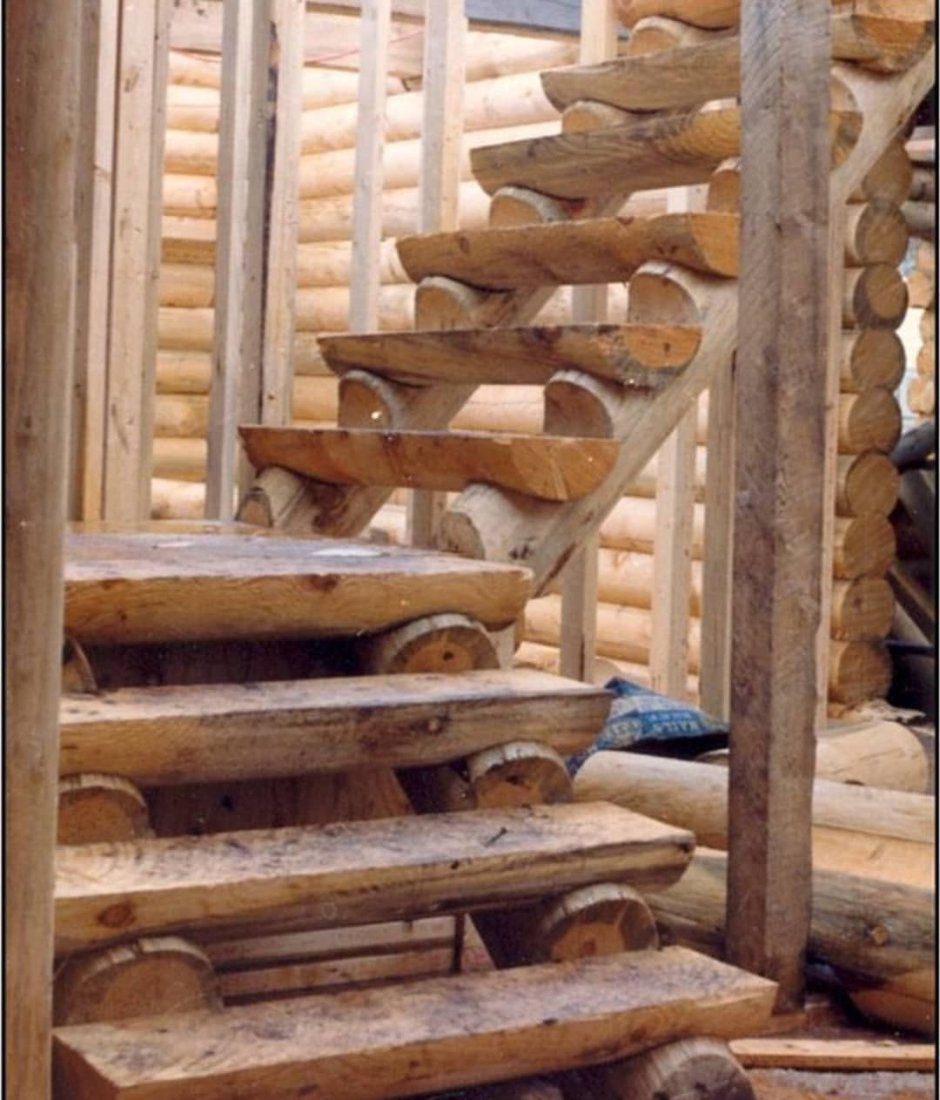 Ступени для крыльца из дерева