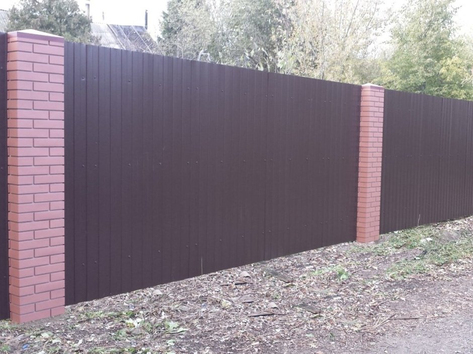 Наборный столб для забора