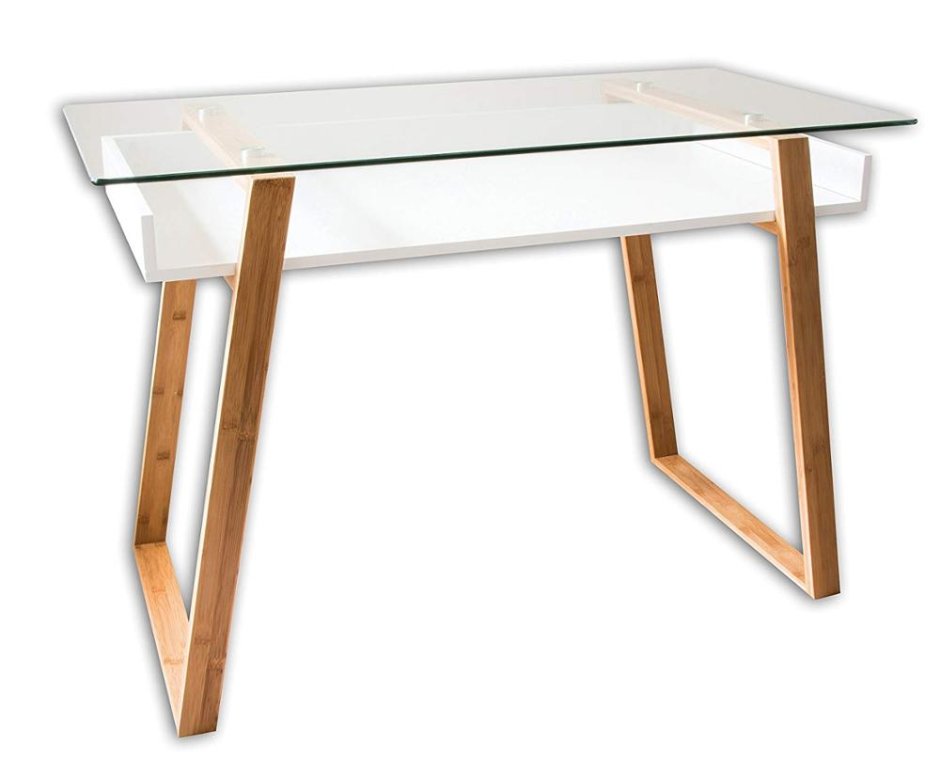 Стеклянный стол для учебы